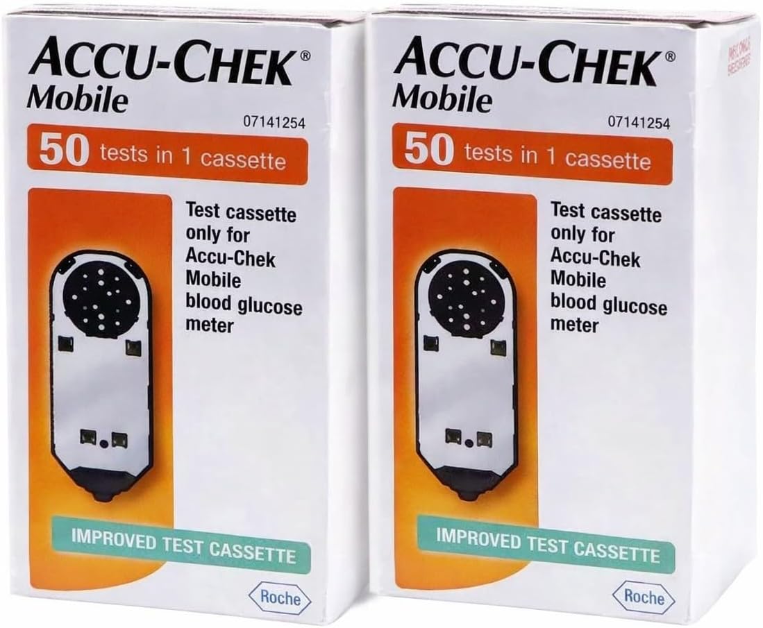 Accu-Chek Mobile Test Cassette (2 Packs of 50)