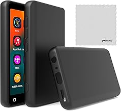 Case for innioasis G1 G3 Mp3 Player 4.0 inch,Fotosuncy Slim Fit Soft TPU Matte Case with Cleaning Cloth Black