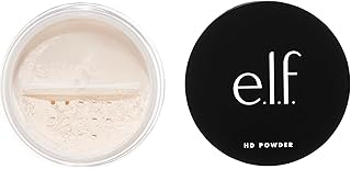 e.l.f. High Definition Powder, Loose Powder, Lightweight, Long-Lasting, Creates Soft Focus Effect, Masks Fine Lines & Imperfections, 0.28 Oz, Soft Luminance