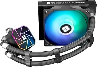 Thermalright Aqua Elite 120 V3 Aio CPU Cooler, 120 Liquid Cooling Row, ARGB PWM Cooler Fans, for Intel LGA1150/1151/1155/1156/1200/2011/1700,AMD:AM4/AM5, PC Cooler Aio