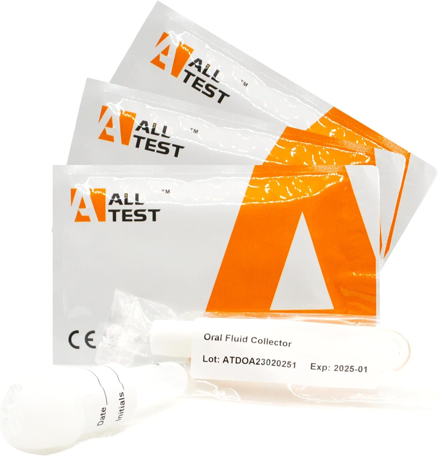 3 Pack ~ ALLTEST Ketamine Saliva Drug Test ~ Oral Drug Swab for Ketamine (Special K) ~ 5 Minute Results Rapid Drug Testing Kit