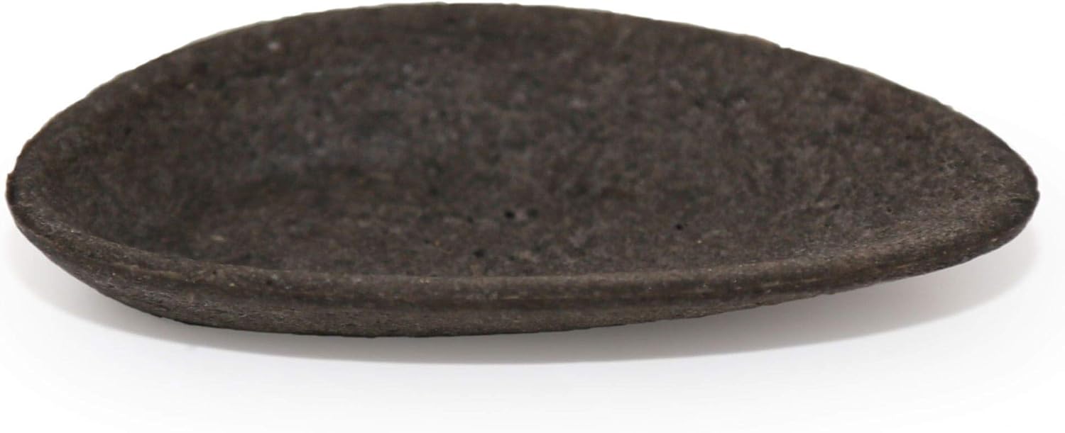 Pidy Mini Black Crispy Mussel Shell Plates 6.5cm - 1x84