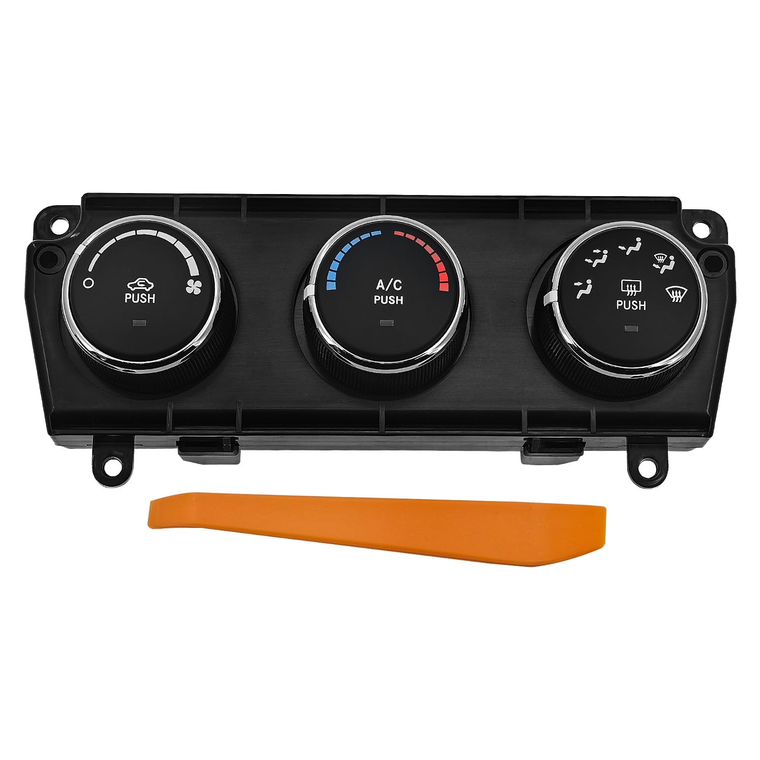 55111168AI HVAC A/C Heater Climate Control Module Air Conditioning and Heater Control Switch Automatic Temperature Control Switch Compatible with Jeep Wrangler 2011 2012 2013