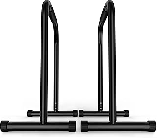 Sportsroyals Dip Bars, Adjustable Dip Stand Station for Home, Calisthenics, Exercise. Portable Parallel Bar with Stable and Sturdy Thickened Steel-(300/400/1200LBS) Loading Capacity