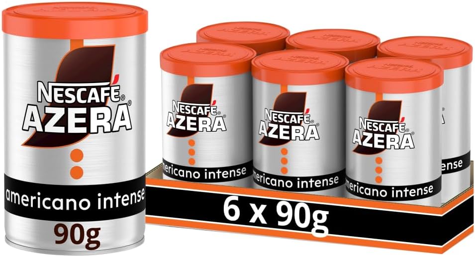 NESCAFÉ Azera Americano Intense Instant Coffee 90g pack of 6