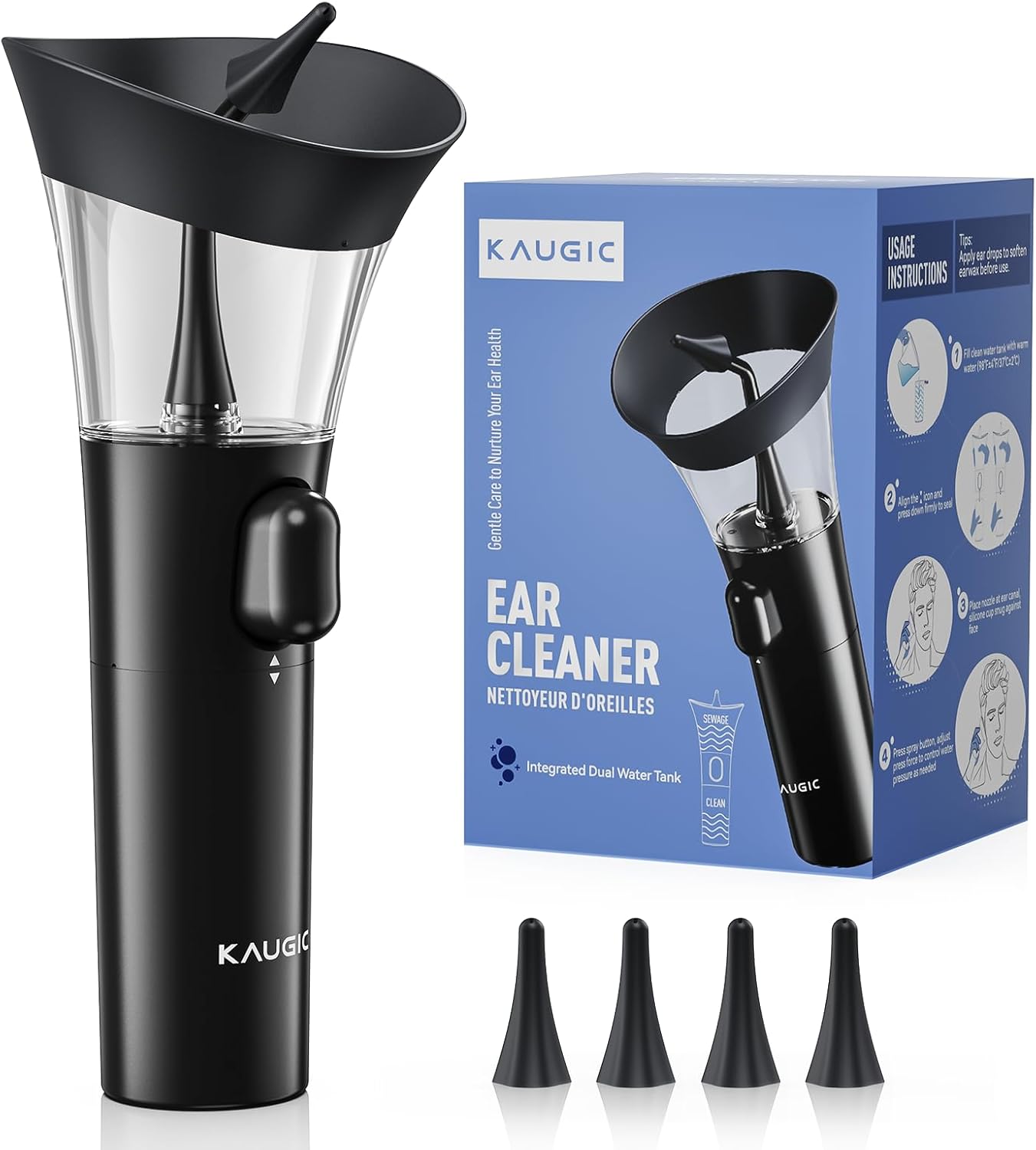 Manual Ear Wax Cleaner – Safe, Comfortable & Easy to Use Seamless One-Hand Operation