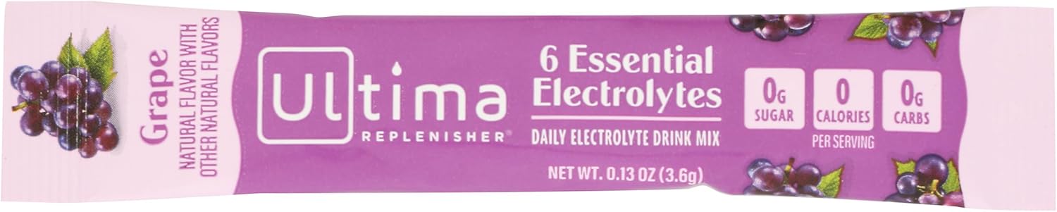 Ultima Replenisher Grape Electrolyte Powder Packet, 0.12 OZ