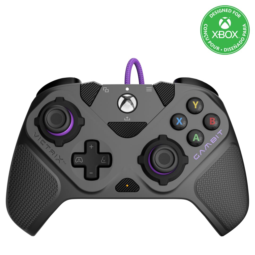 Victrix Gambit Prime Wired Tournament Controller - Xbox Series X|S, Xbox One, and Windows 10/11 PC