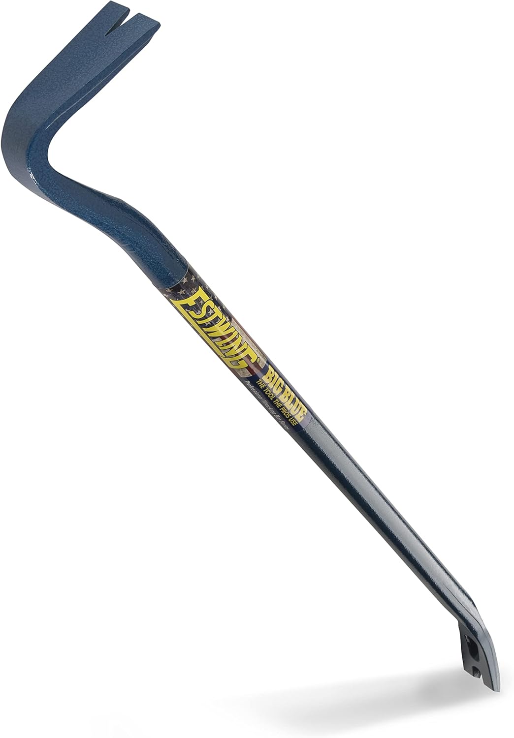 ESTWING Gooseneck Wrecking Bar PRO - 36" Pry Bar with Angled Chisel End & Forged Steel Construction - EWB-36PS
