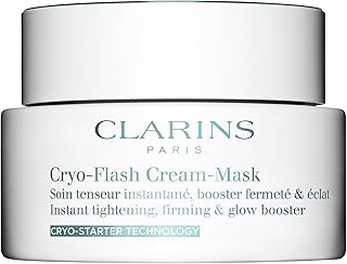 Clarins Cryo-Flash Face Mask | Visible Lift Effect in 10 Minutes* | Visibly Minimizes Pores | Boosts Radiance | Pro Like Results | All Skin Types
