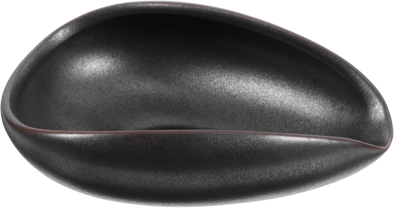 Alipis Bean Dosing Cup Alternative Elegant Ceramic Plate for Coffee Beans Tea Leaves and Powder Compact and Heatproof