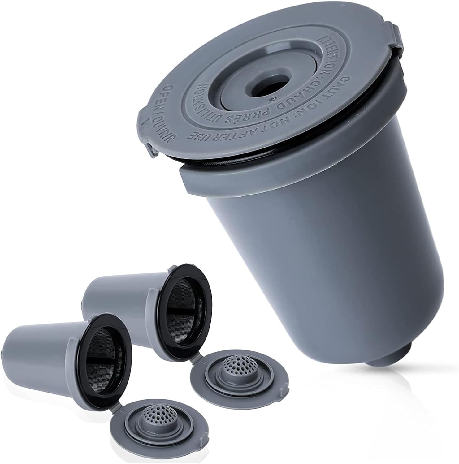 2pcs Reusable Filter Cup for Cuisinart SS-RFC Home Barista Single Serve Brewer Coffe Maker Refillable Cup Coffee Filter