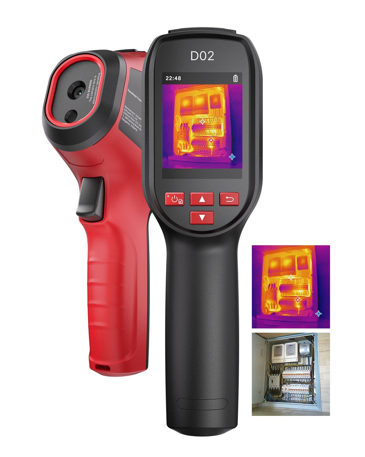 HIKMICRO D02 Thermal Camera with Visual Camera, 240x240 SuperIR