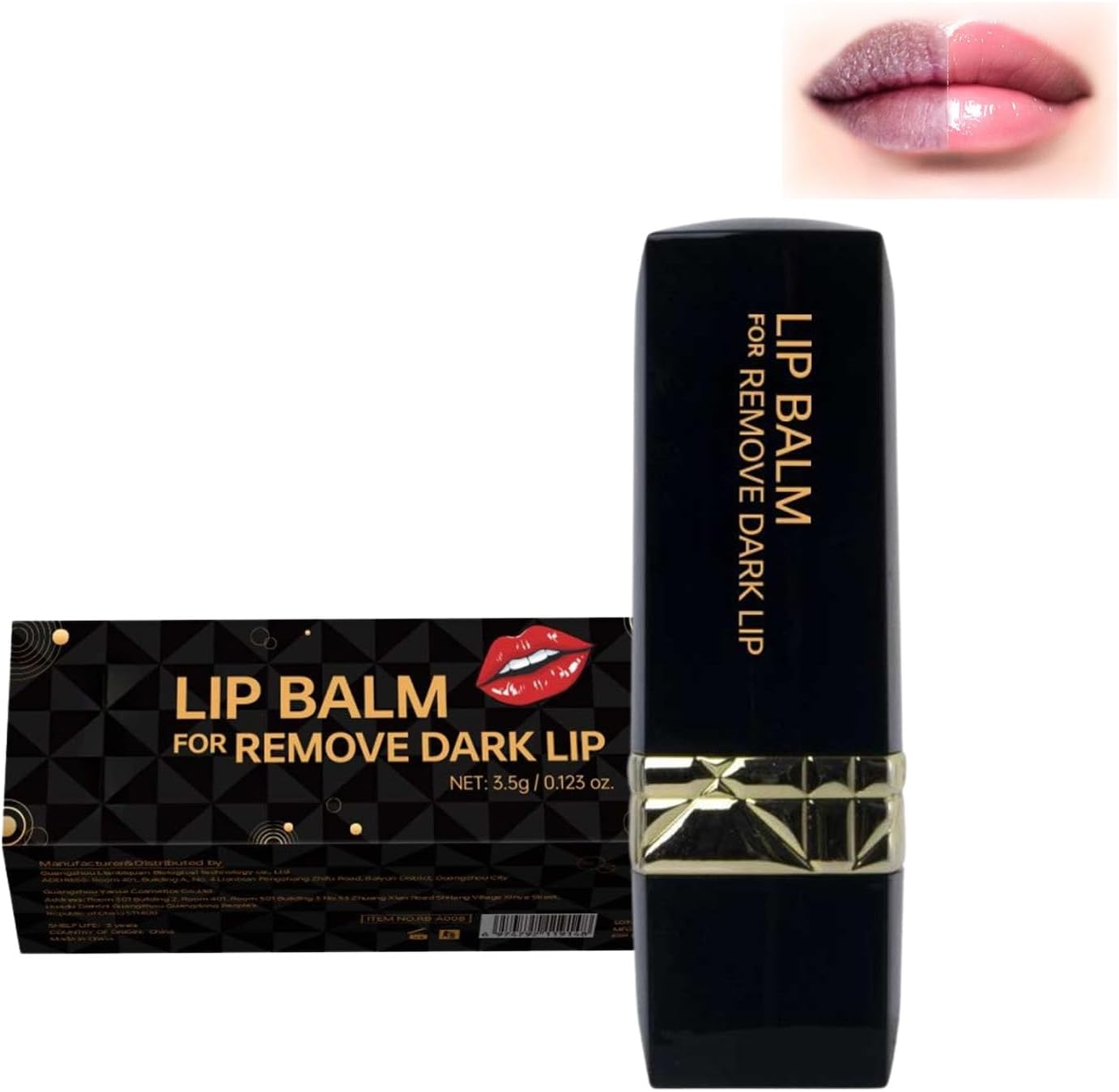 Lip Lightening for Dark Lips, Hydrating & Brightening Lip Repair Balm, Whitening Moisturizer Nourishing Lip Exfoliator Scrub for Softening & Moisturizing，Pigmentation Corrector