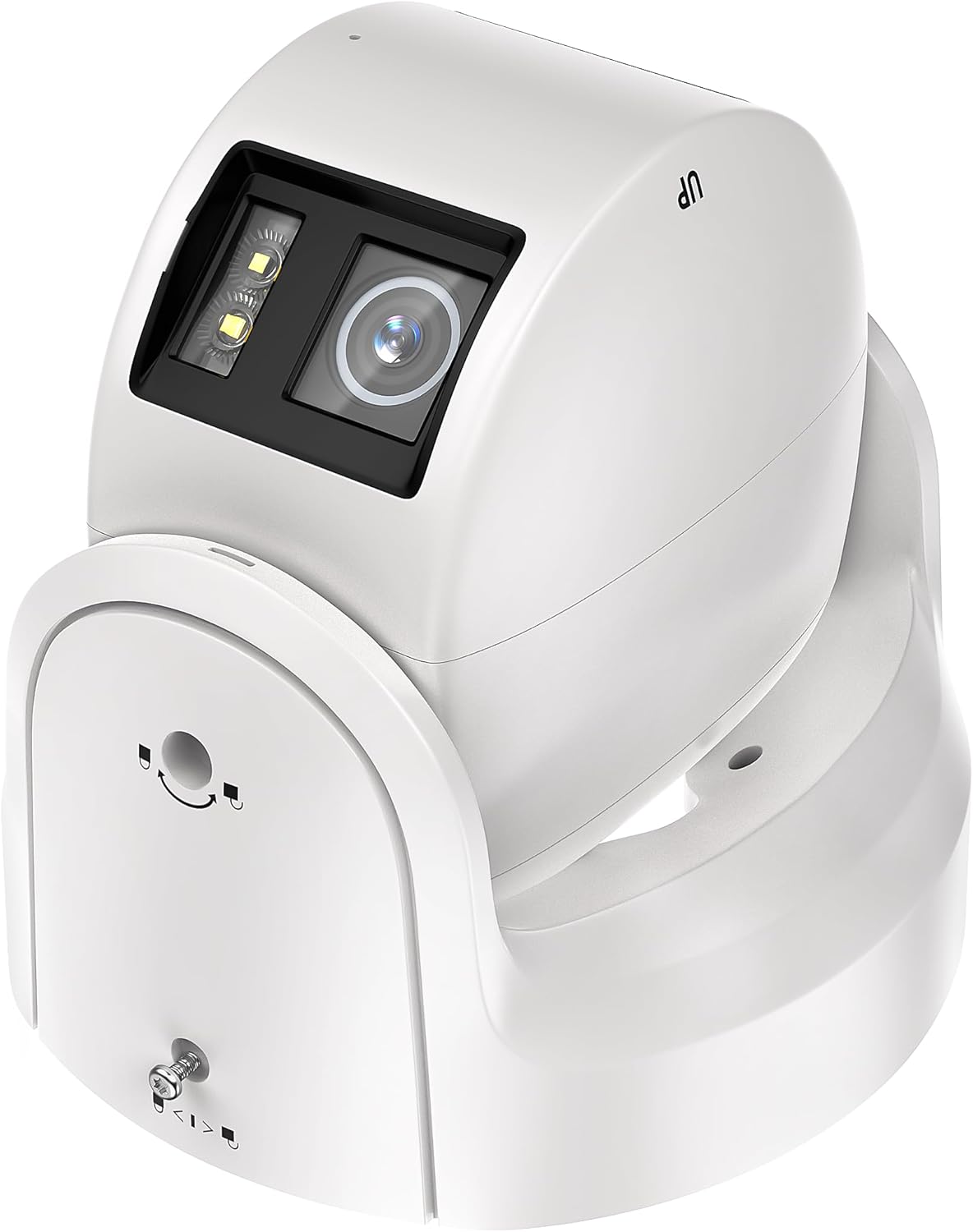 8MP 4K Panoramic PoE Turret IP Camera with 24/7 Colorful Imaging, Human/Vehicle Detection, Strobe Light and Audio Alarm, H.265+, Compatible with NVR/Connect 2CD2387G2P-LSU/SL 4mm