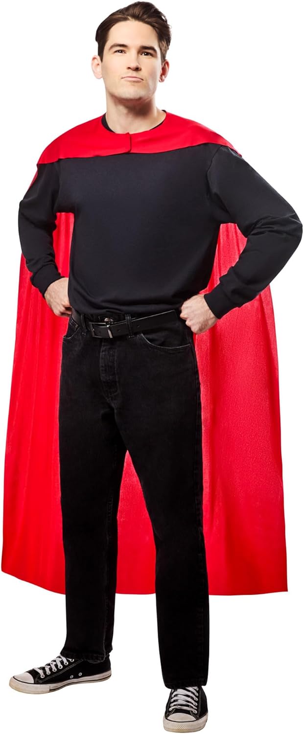 Rubies Official DC Superman Cape, Adult Superhero Fancy Dress, One Size S -XL