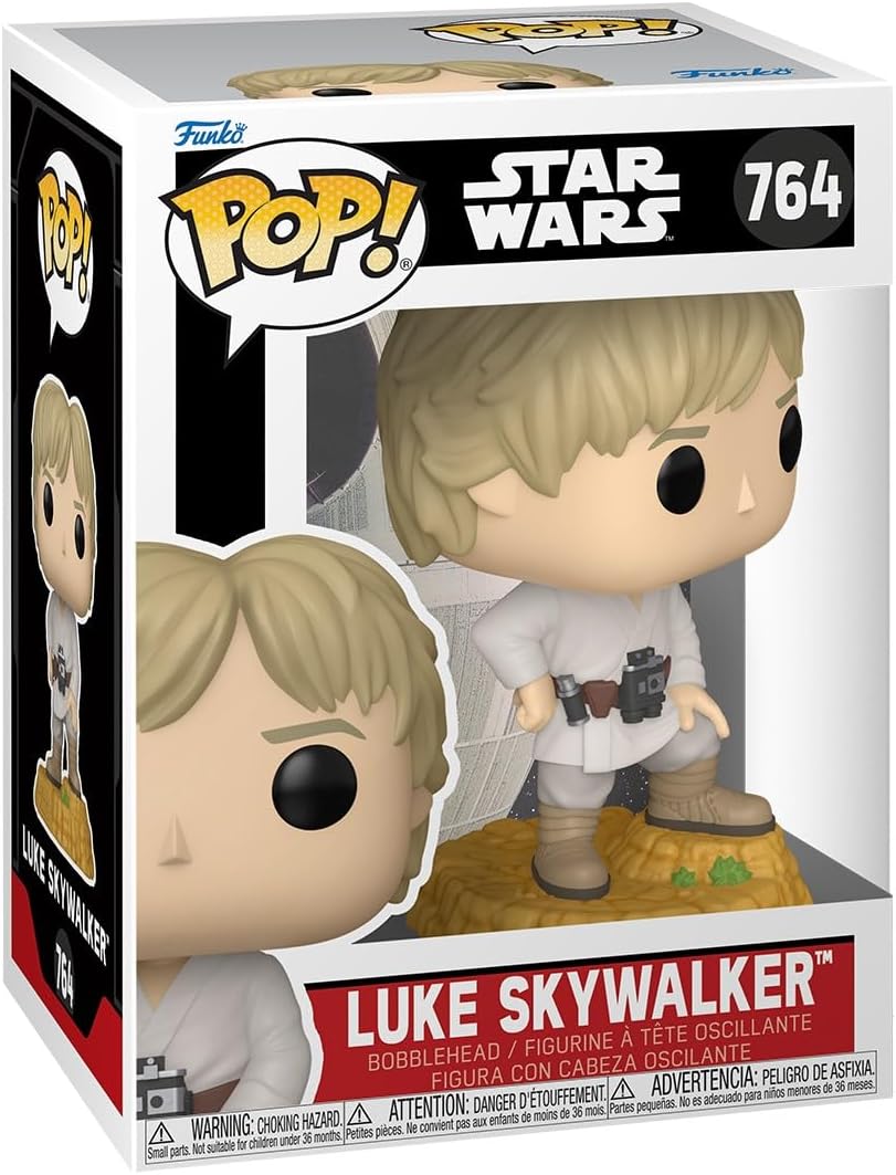 Funko Pop Star Wars: Luke Skywalker - Collectable Vinyl Figure - Gift Idea - Official Merchandise - Toys for Kids & Adults - Sci-Fi Fans - Model Figure for Collectors and Display