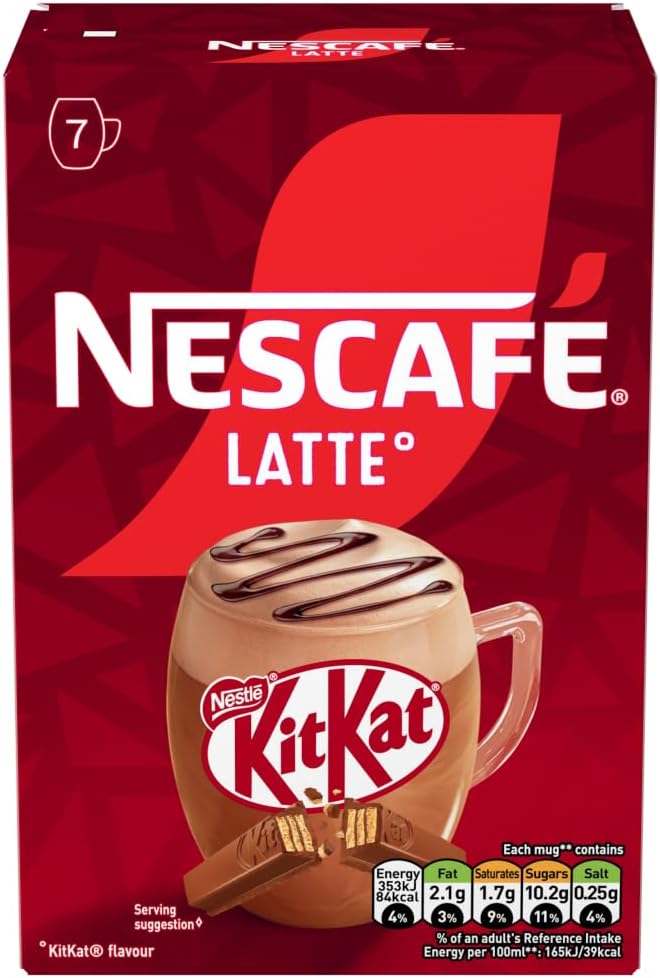 Nescafe KitKat Latte, 7 x 21g Sachets