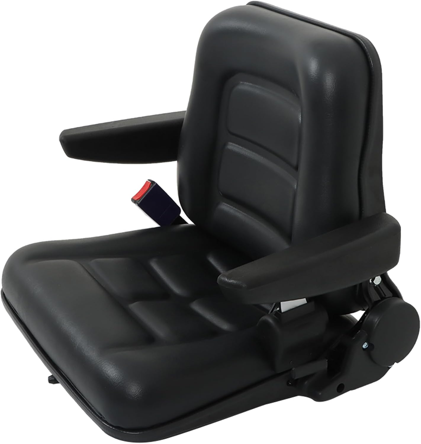 GXYWADY Universal Adjustable Forklift Seat Replacement for Excavator Forklift Tractor Skid Loader Backhoe Dozer Telehandler