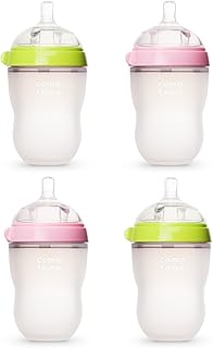 Comotomo Natural Feel 8 oz Baby Bottle - 4 Pack