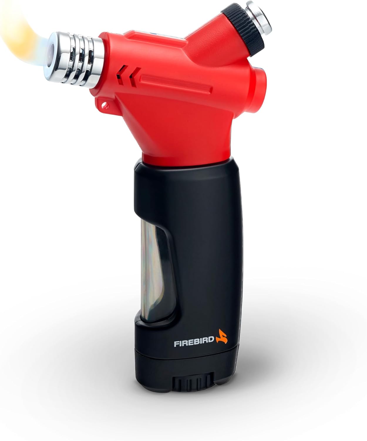 Firebird Caliber Lighter - Butane Gas Refillable (for Safety Not Included) - Large Flame Adjuster Wheel - Large Fuel Tank - Easy Read Fuel Window - Easy Thumb Ignition