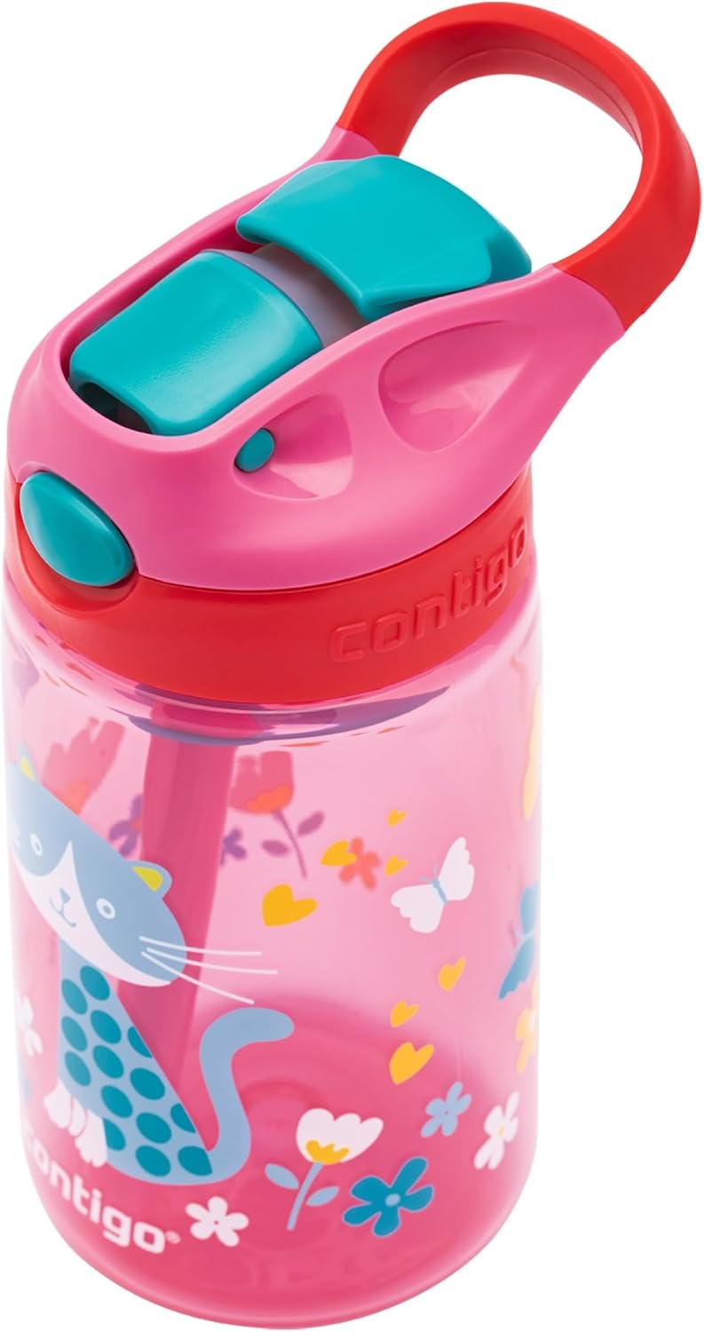 Contigo Gizmo Flip Autospout Kids Water Bottle with Flip Straw