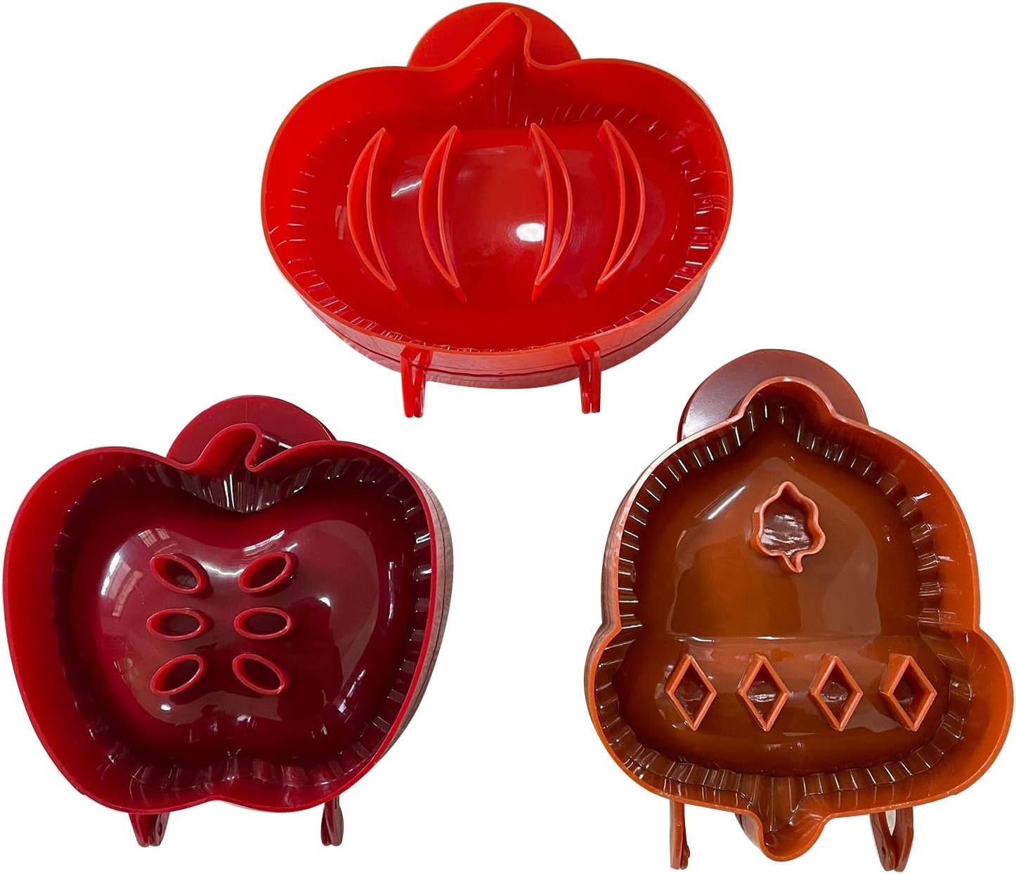 3 Pieces Pocket Pie Molds Apples-Pumpkins and Acorn-Shape Pie Maker Crust Crust Mold Baking Lover for Baking