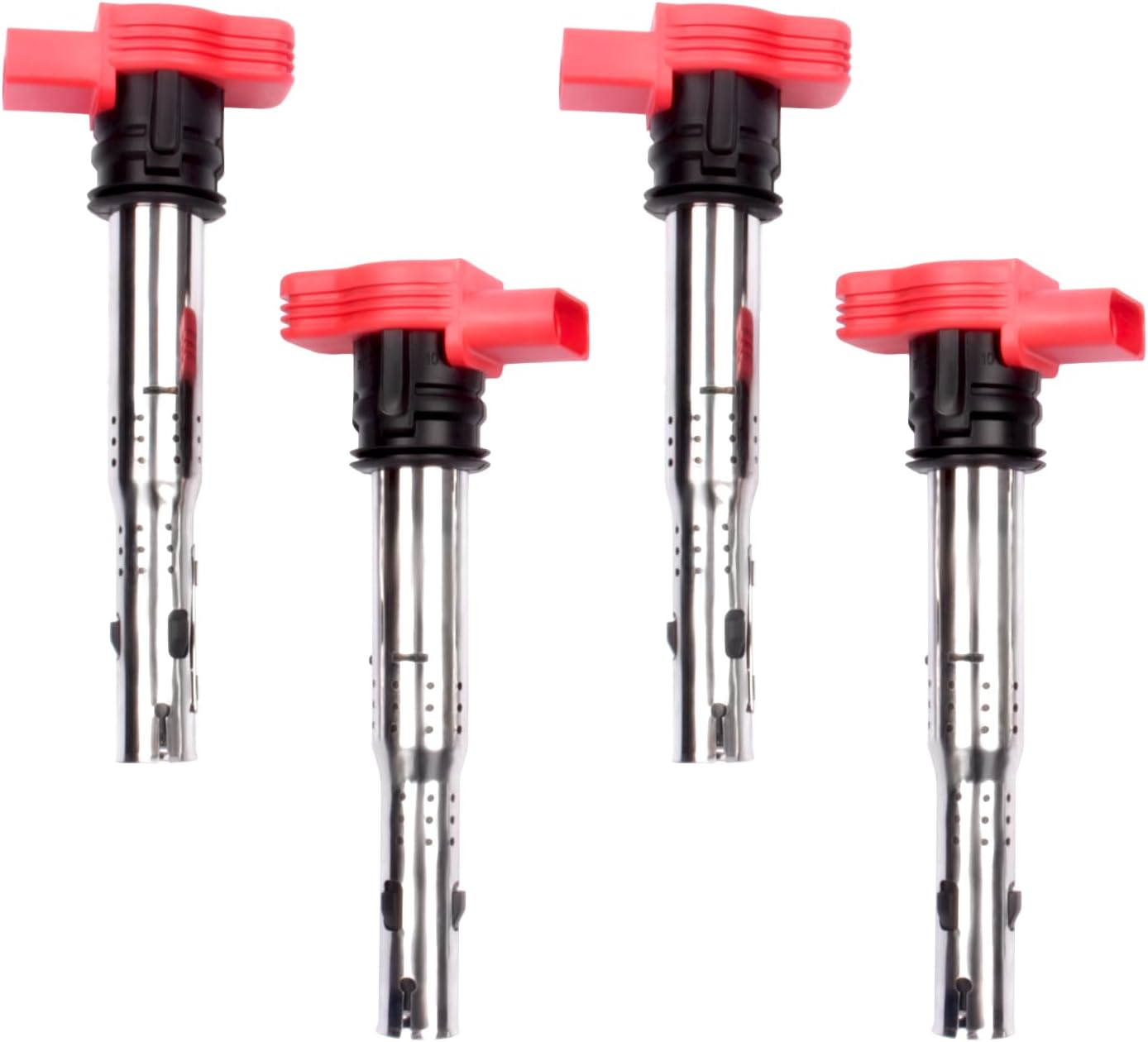 Ignition Coil Pack UF529 for 2005-2016 A3 A4 A5 R8 A6 A7 Q7 S4 TT 2006-2016 Jetta MK5 MK6 GTI Rabbit Golf Passat CC Replacement for 06E905115 06E905115A 06E905115B 4pcs