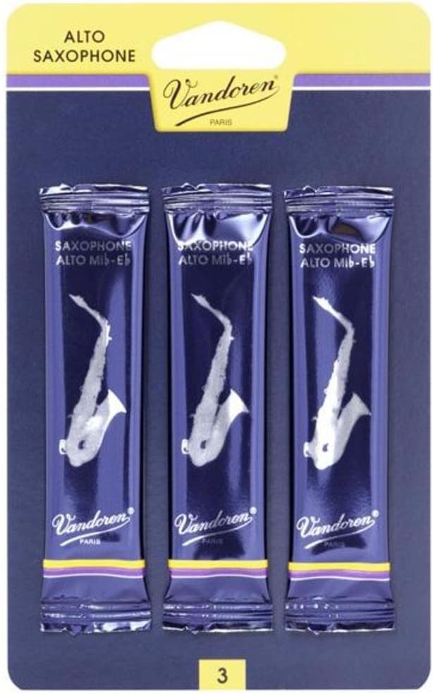 Vandoren Reeds Alto Sax 2.5 Traditional (3 Pack)