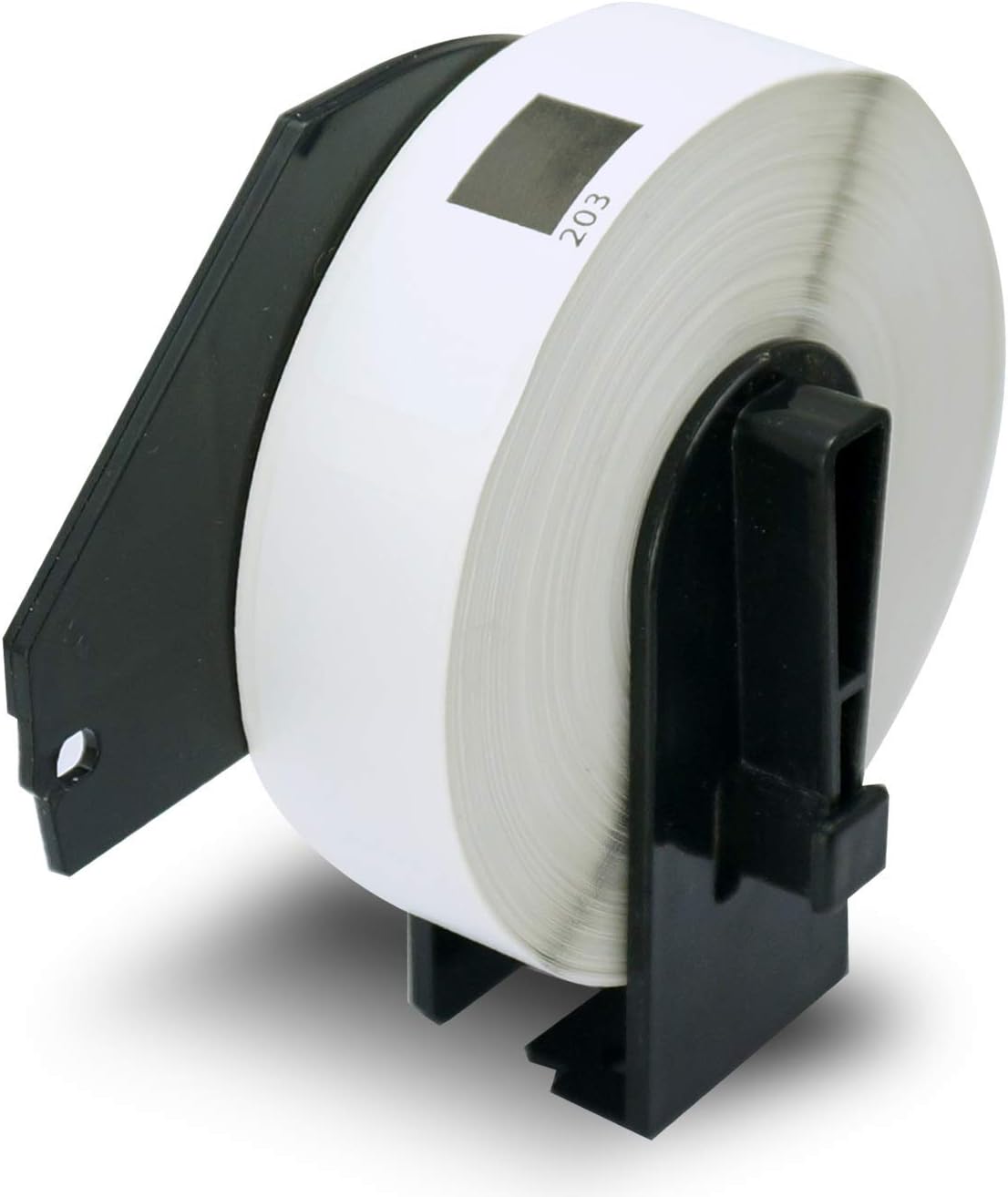 BETCKEY - Compatible with Brother DK-1203 (2/3" x 3-7/16", Removable) File Folder Labels, Compatible for Brother Desktop Label Printers [1 Roll, 300 Labels, Removable]