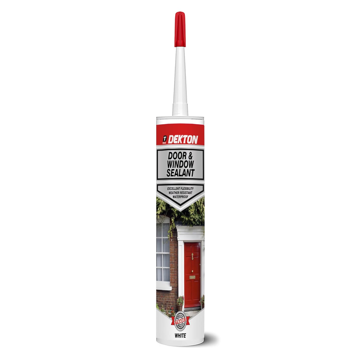 Dekton Door & Window Sealant | Flexible, Waterproof, and Weather-Resistant Sealant for Door Frames, Masonry & Joints in Stone, Wood & Concrete | Easy Application, Paintable & Long-Lasting Protection
