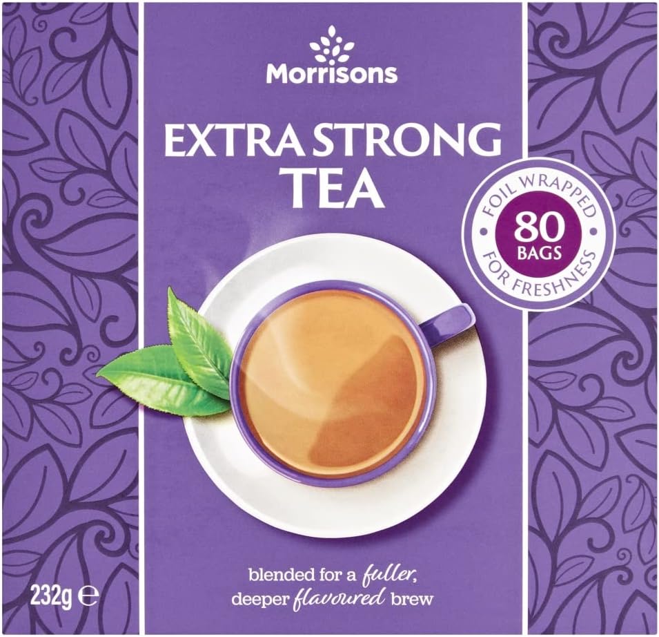 Morrisons Extra Strong Tea Bags 80's 232g
