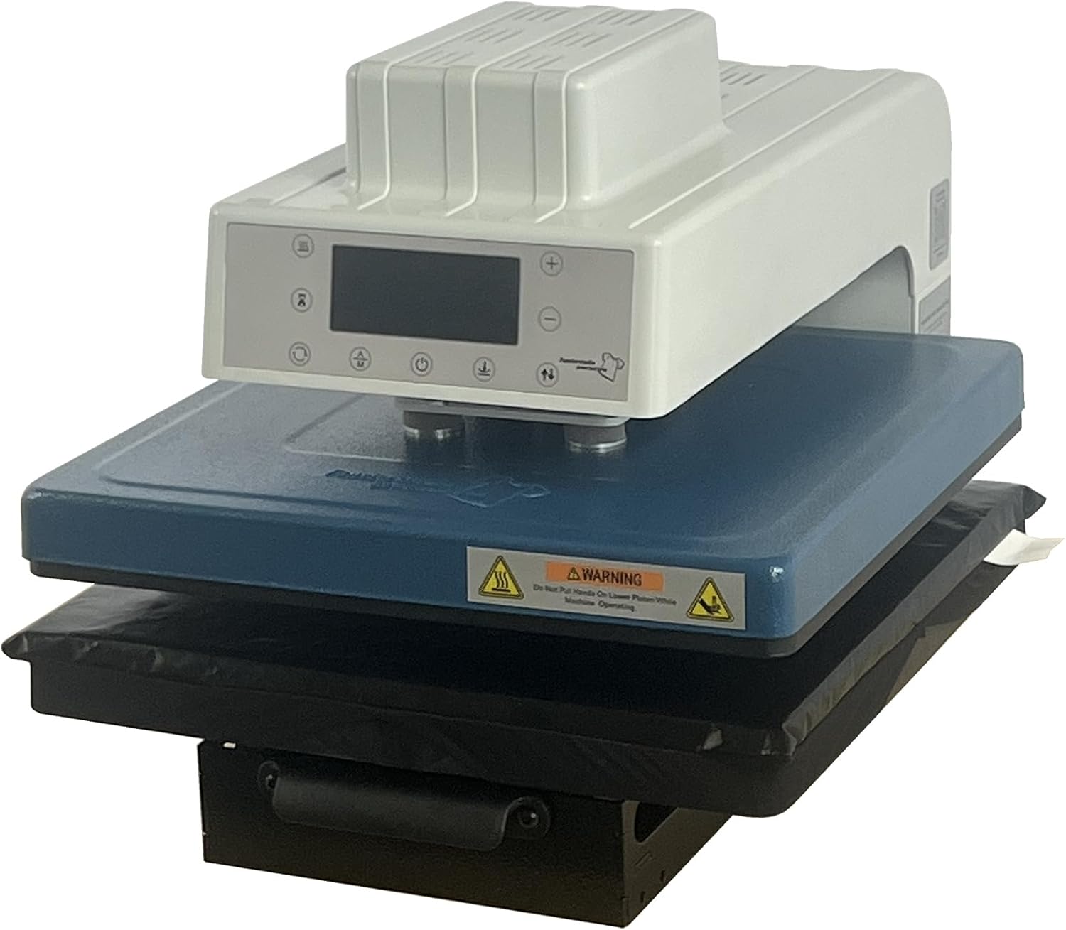 Fancierstudio 15x15 Auto Heat Press Machine Digital DTV HTV Sumblimation Heat Press Ink Transfer Press None Stick Cover includded Model Blue Color AP15x15 BW