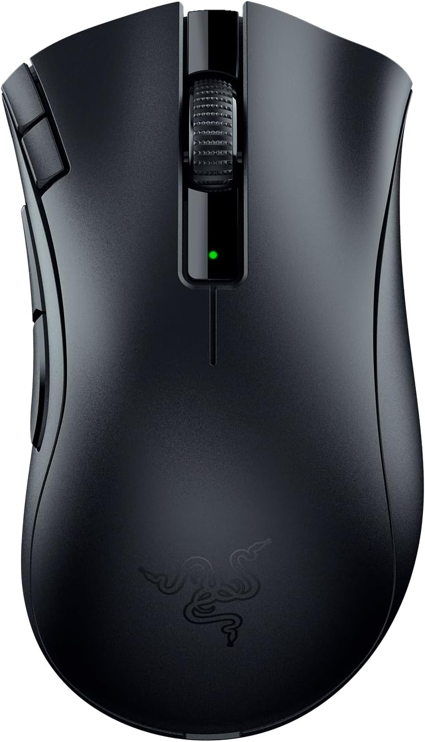 Razer DeathAdder V2 X HyperSpeed - Ergonomic Mouse for Wireless Gaming (235 Hours of Battery Life, HyperSpeed Wireless, 14K DPI Optical Sensor, Mechanical Switches Gen-2, 7 Programmable Buttons) Black