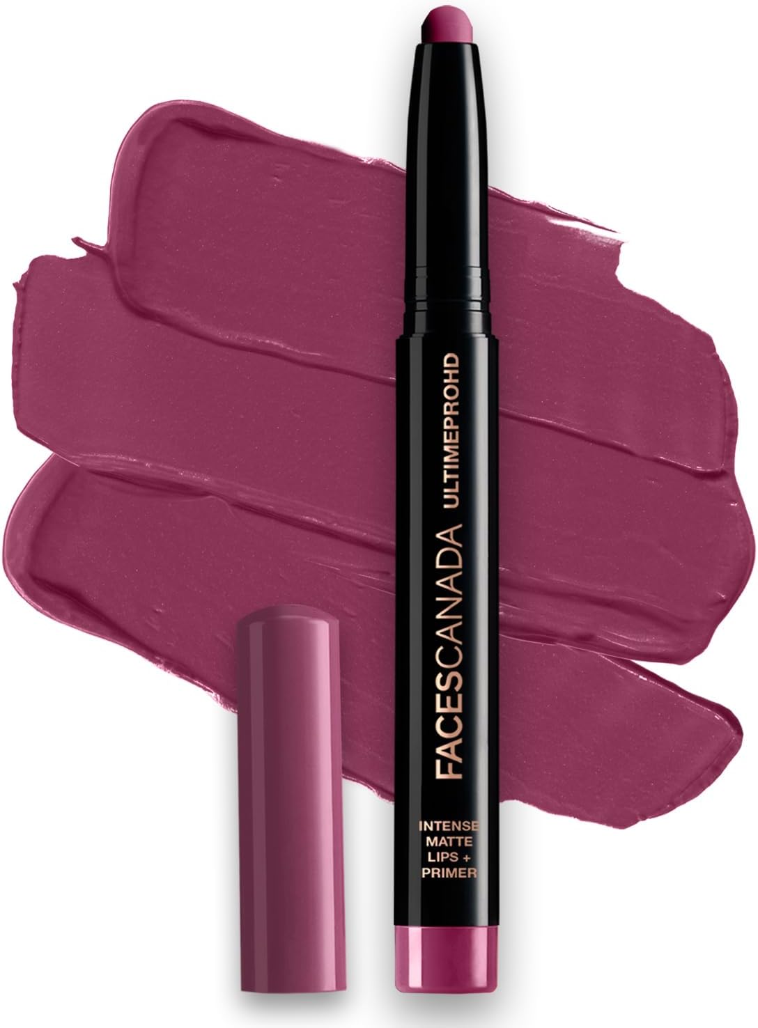 FACESCANADA Ultime Pro Hd Intense Matte Lipstick + Primer - Mulberry Magic (Plum), 1.4G 9Hr Long Stay Flawless Hd Matte Finish Intense Color Lightweight Smooth Glide Primer Infused