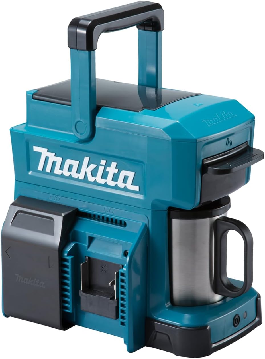 Makita DCM501Z Li-Ion Cordless Coffee Maker, Batteries and Charger Not Included, Blue, 10.8 V to 18 V