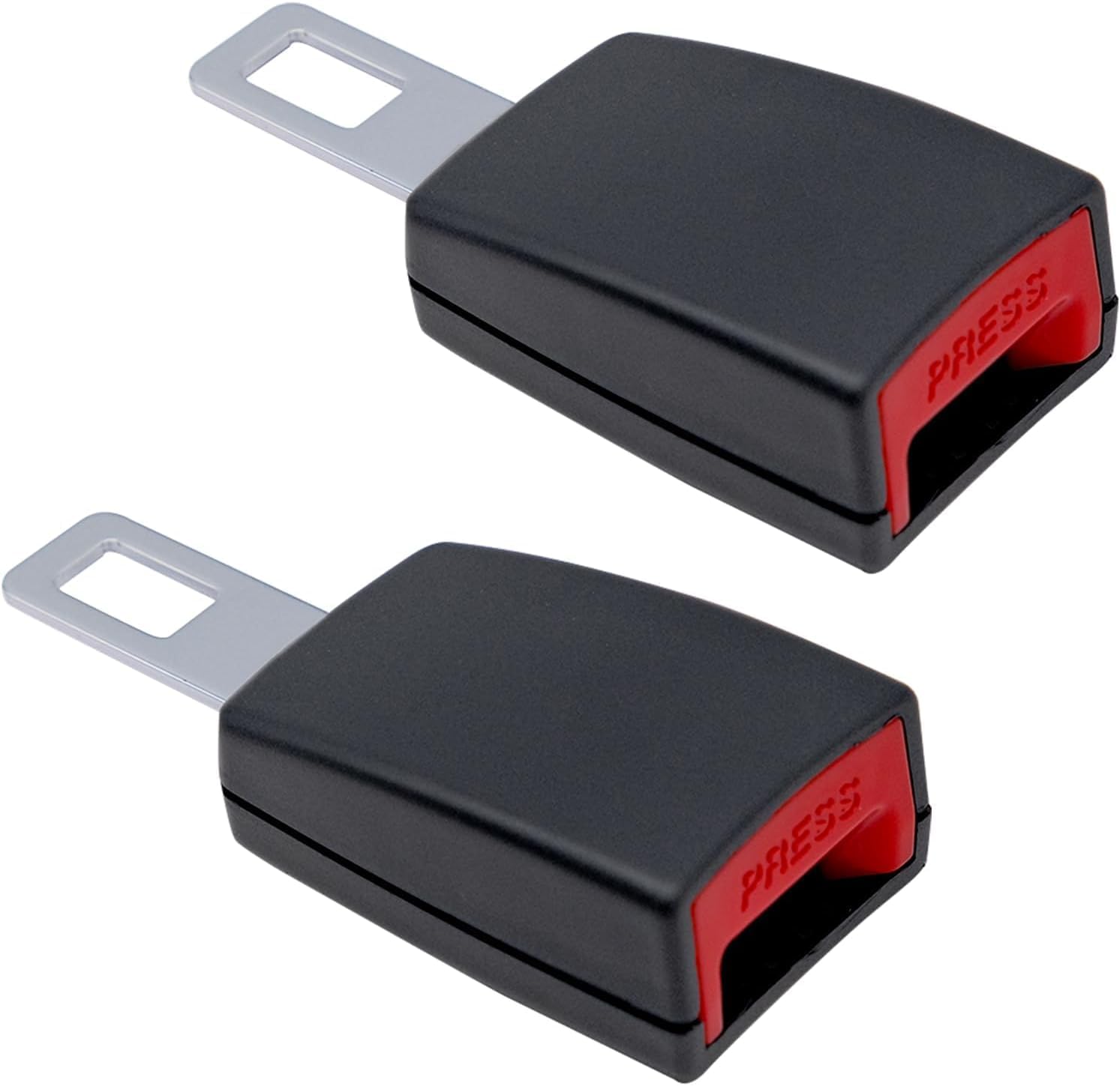 2 Pack Car Parts Universal，Car Seat Buckle Holder，Car Seat Belt Clips Adiuster， undo alarm for belt for truck car，Suitable for Most Different Auto Models