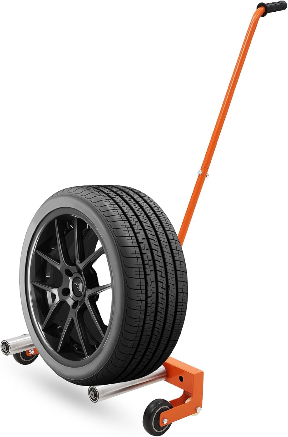 GarveeTech Tire Wheel Dolly, Adjustable Rolling Truck Tire Dolly, Tire Lift Tire Moving Cart Dolly for Changing Car, Truck, Skid Steer, and Trailer Tires, Tire Dolly for Workshop Garage