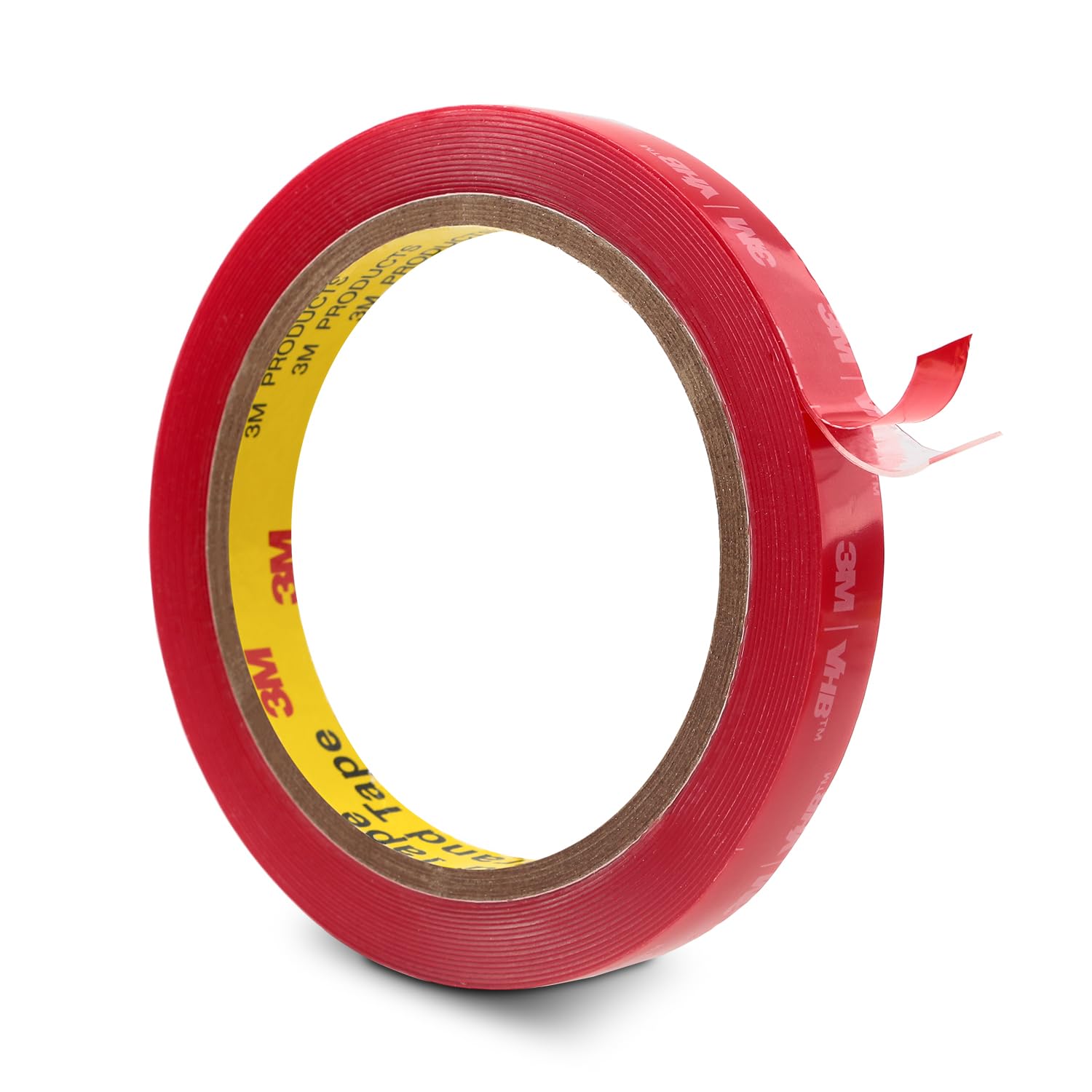 3M Double Sided VHB Tape 0.5''x15.4Ft, Heavy Duty Mounting Tape Clear 4905 Adhesive Waterproof Foam Tape for Automotive Home Office Deco