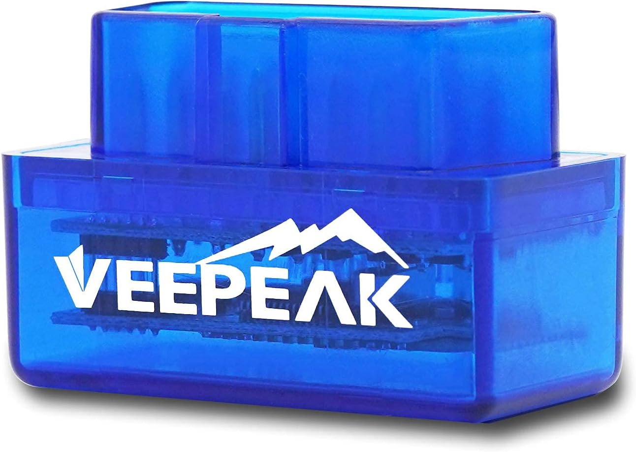 Veepeak Mini Bluetooth OBD II Scanner for Android (Incompatible with iOS), Car Wireless Check Engine Light Code Reader EOBD Diagnostic Scan Tool