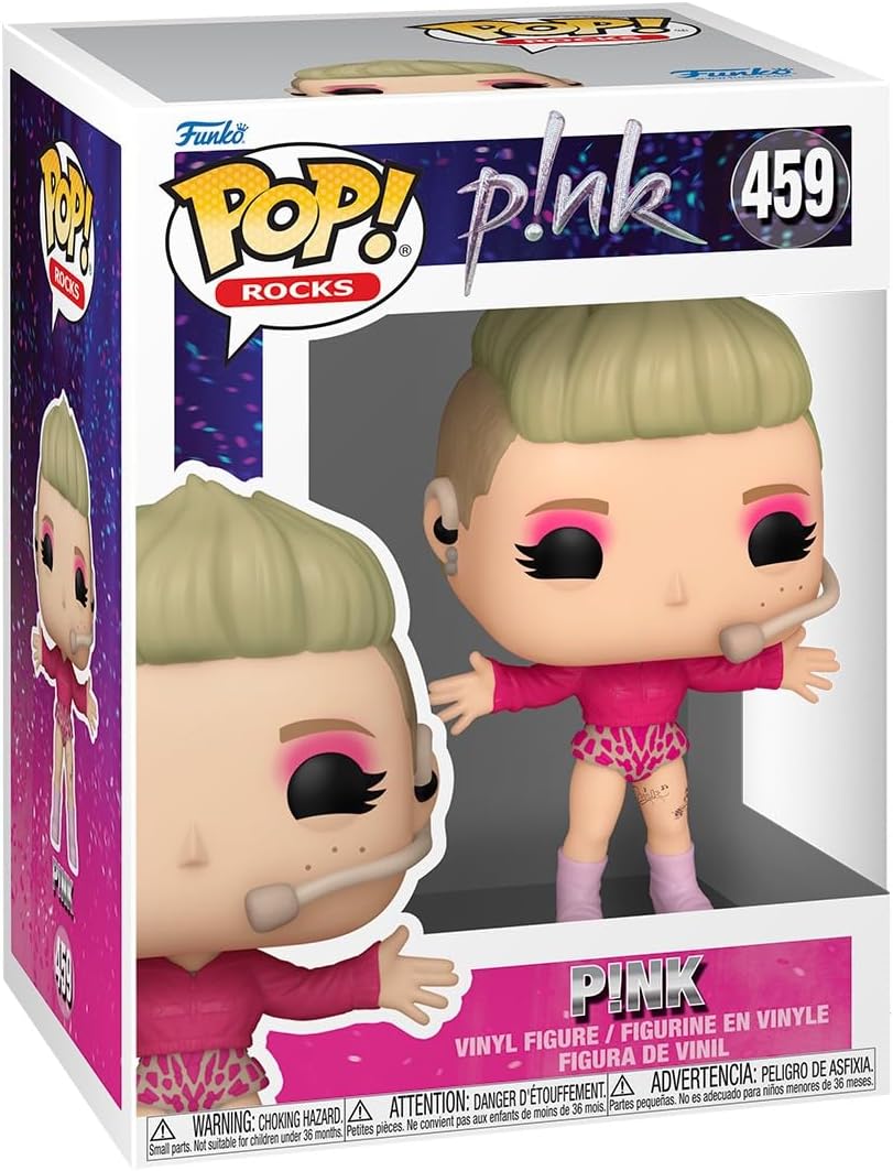 Funko Pop! Rocks: PINK - Trustfall - P!nk - Collectable Vinyl Figure - Gift Idea - Official Merchandise - Toys Age 3+ for Kids & Adults - Music Fans - Model Figure for Collectors and Display