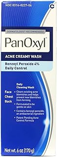 Panoxyl 4% Benzoyl Peroxide Creamy Acne Wash 6 Ounce (Value Pack of 5)