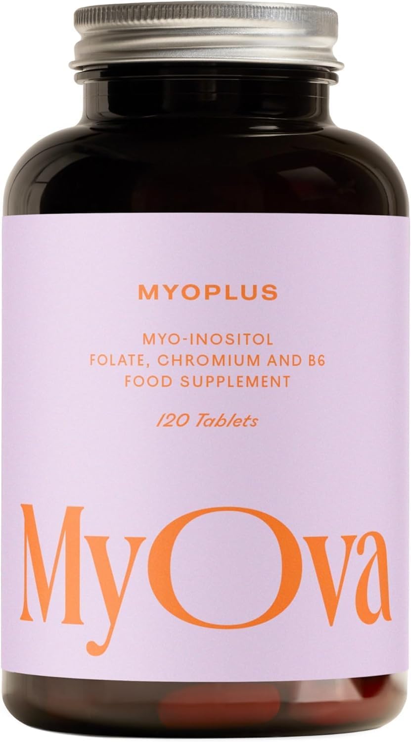 Myoplus - Myo-Inositol Supplement - 4000mg Myo Inositol, 200ug Folate & 100ug Chromium Daily Intake - Hormonal Balance for Women - 120 Vegan Tablets, 30 Days Supply