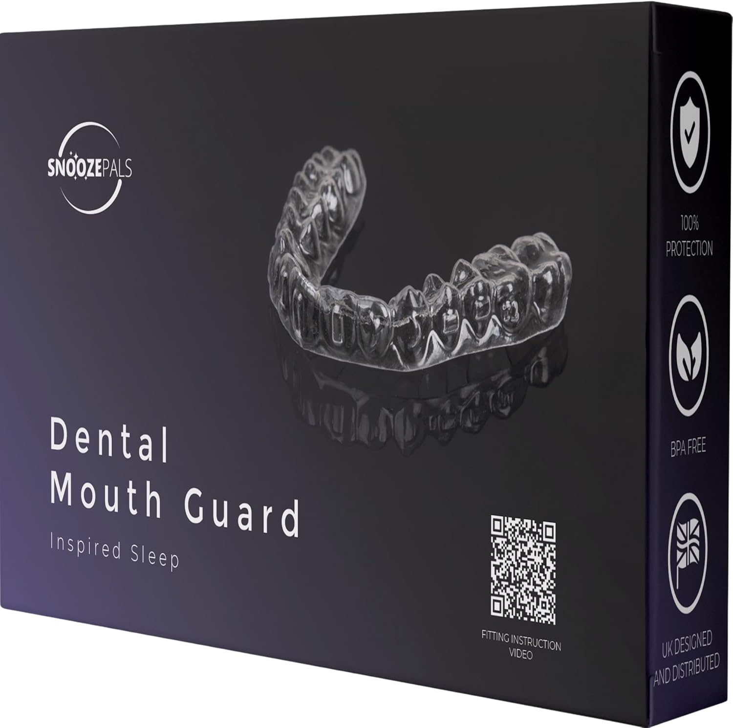 Professional Mouth Guard for Teeth Grinding. 4 Pack UK Designed Gum Shield/Bruxism Mouth Guard for Sleeping. The Best Grinding Teeth Night Guard/Gum Shield for Grinding Teeth Available