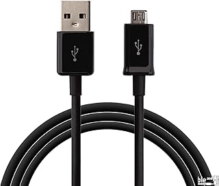Full Power 5A Charging MicroUSB Works with Micromax E471 2.0 Data Cable's Dual Chipset Charges at Rapid Speeds Easily! (Black)