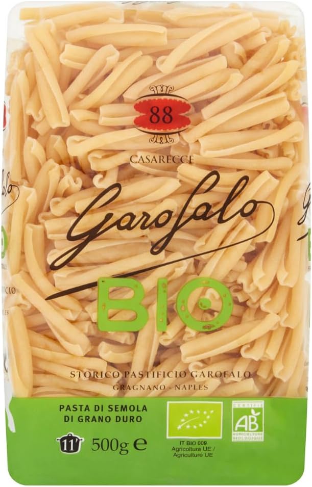 Garofalo Organic Casarecce Italian Dried Pasta, 500g (Pack of 1)