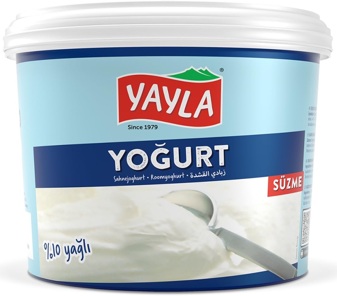 By Pufai Grocery, Yayla Yoghurt Afyon Turkish Style Strained Yoghurt% 10 Fat 1000 Gramm