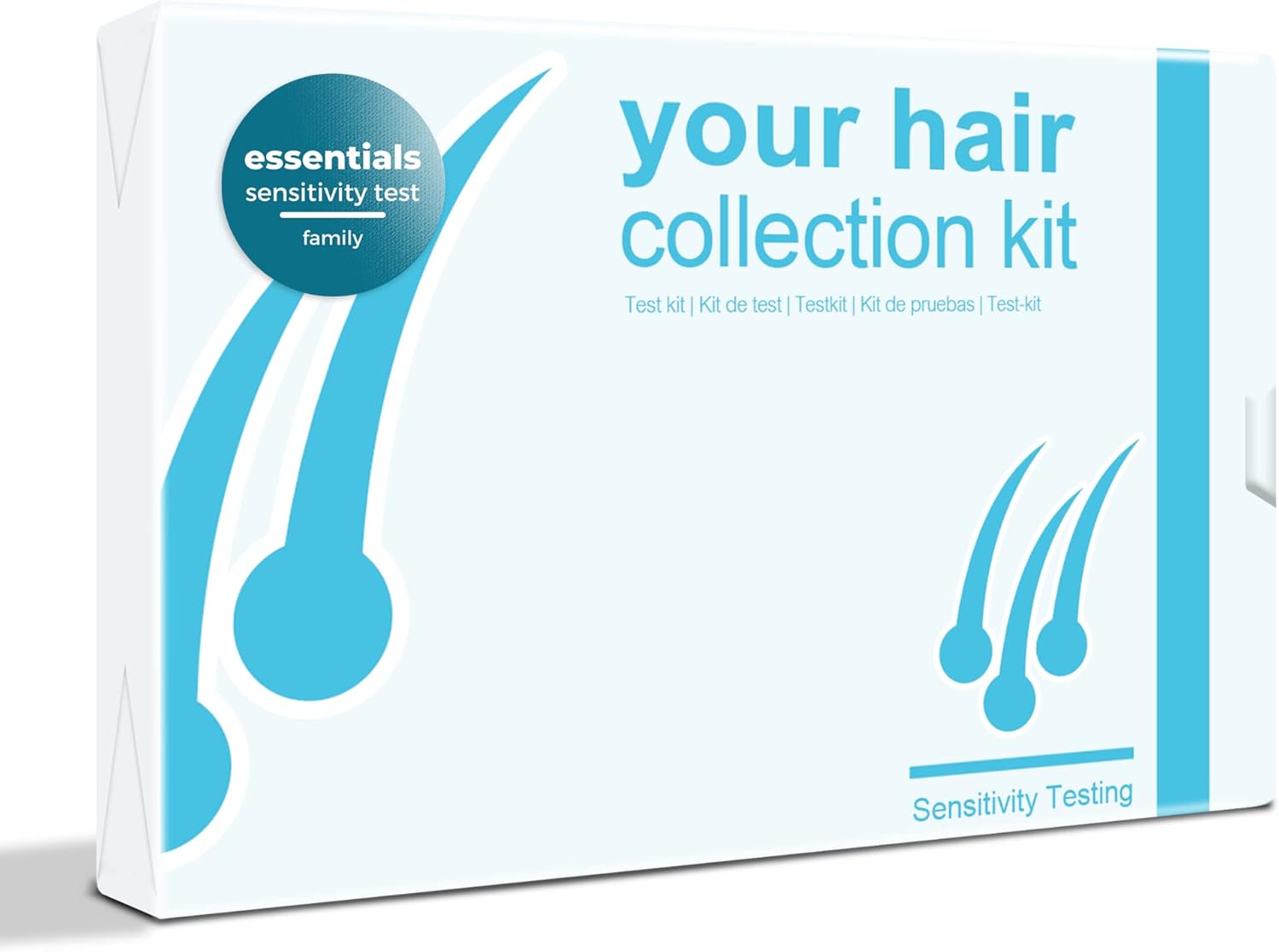 Food Intolerance Test kit, Easy to Use Food Sensitivity Test kit for Adults, at Home Food Allergy Test kit, Dietary, Pollen, Gluten Intolerance (500 Items Tested, Family Pack)