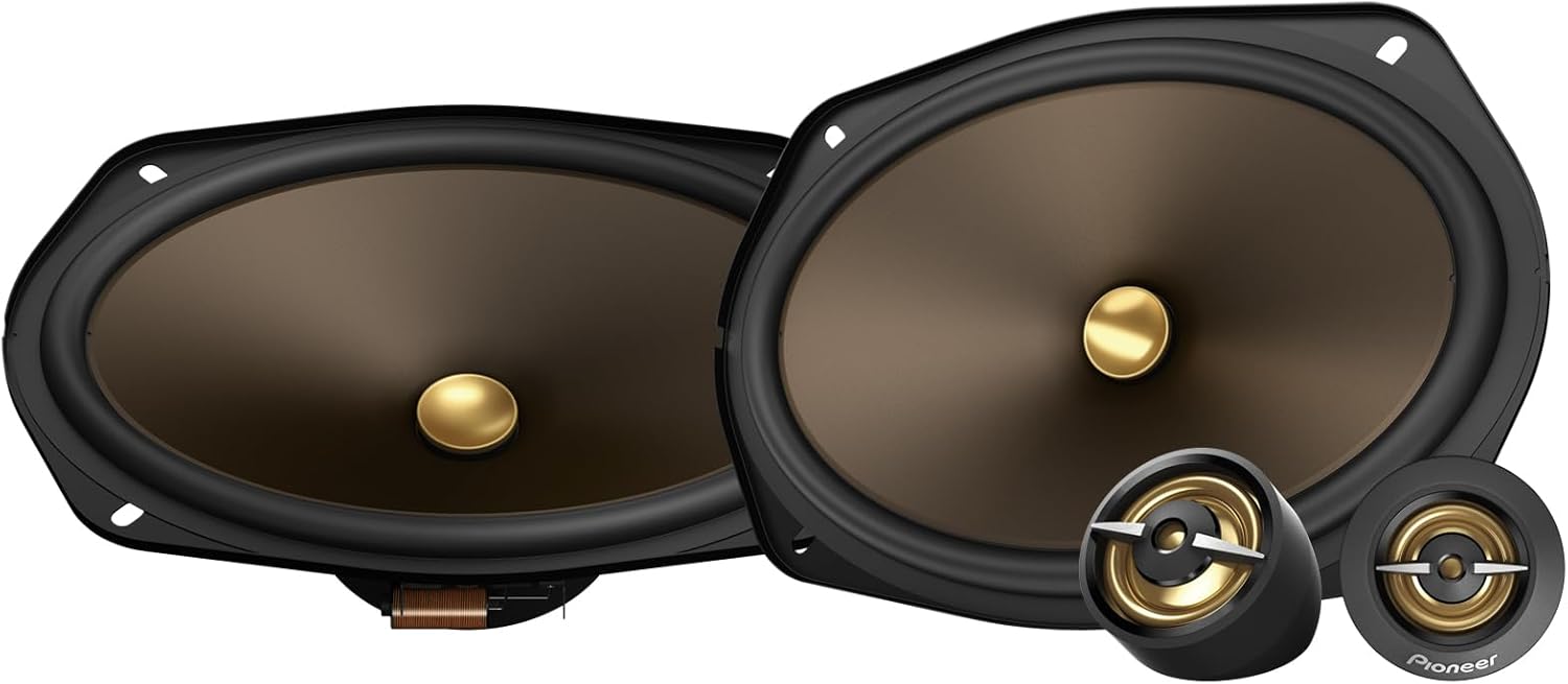 Pioneer A-Series MAX TS-A693CH 6” x 9” 2-Way Speakers (Pair) – 450W Max, Balanced Sound + Smooth Treble, Enhanced Bass, Ideal Factory Upgrade, Installation Adaptors Included