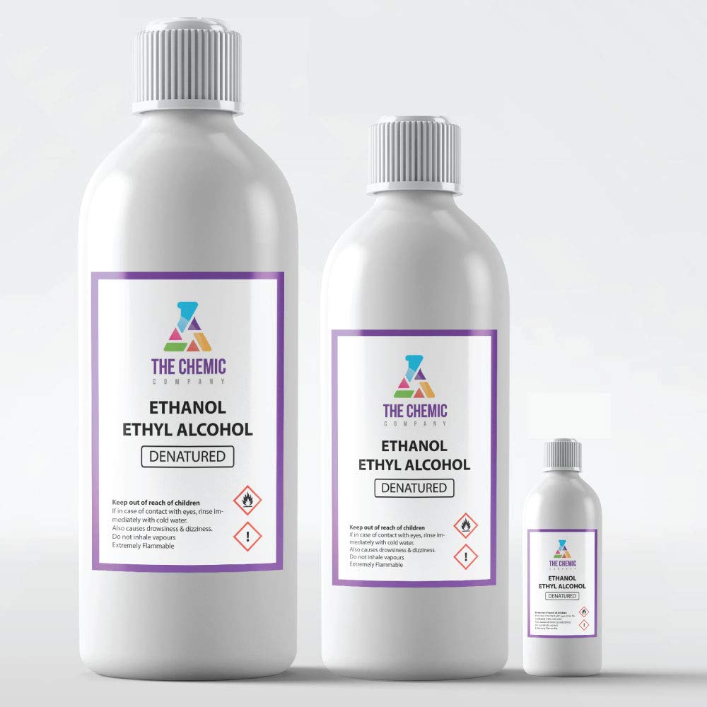 ETHANOL Denatured Alcohol, Ethyl Alcohol - 100ML, 300ML, 1L, 5L, ALL SIZES (300ML)